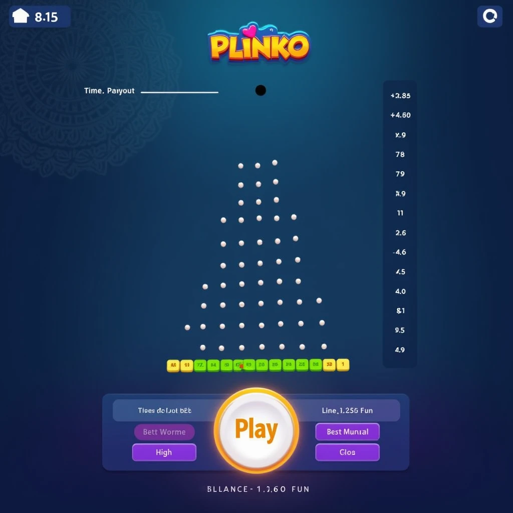 Plinko con multiplicadores altos